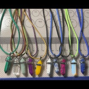 Hand-Made Quartz Crystal Necklaces - $15.00 each!